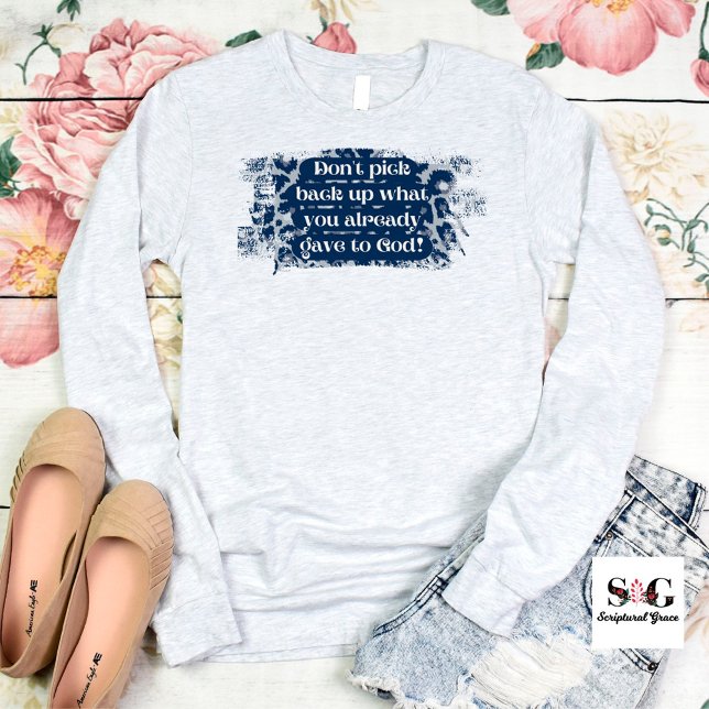 T-shirt Un Chrétien Drôle Donne-Le À Dieu (Créateur téléchargé)