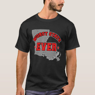 T-shirt Un citoyen américain fier de l'Amérique carte des