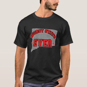 T-shirt Un citoyen américain fier de l'Amérique carte des
