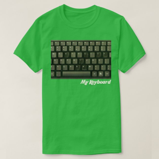 T-shirt Un Clavier Simple Moteur (Design devant)