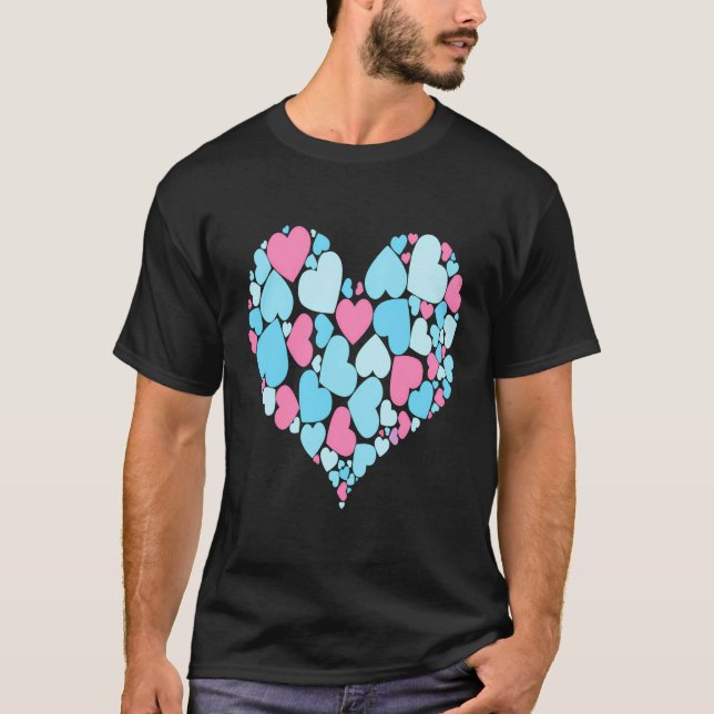 T-shirt Un Coeur De Coeur Transmasculin Fier De L'Amour (Devant)