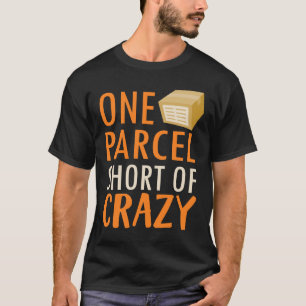 T-shirt Un colis court du travailleur postal fou