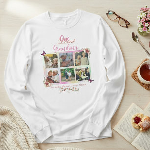 T-shirt Un Collage photo de grand-mère aimé Personnalisé