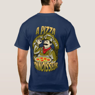 T-shirt Un connaisseur de pizza, élégant et cool