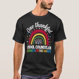 T-shirt Un conseiller scolaire honoré Patrimoine hispaniqu