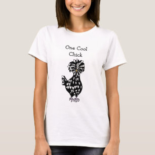 T-shirt Un Cool Chick Funny Polonais Hen Humour de poulet