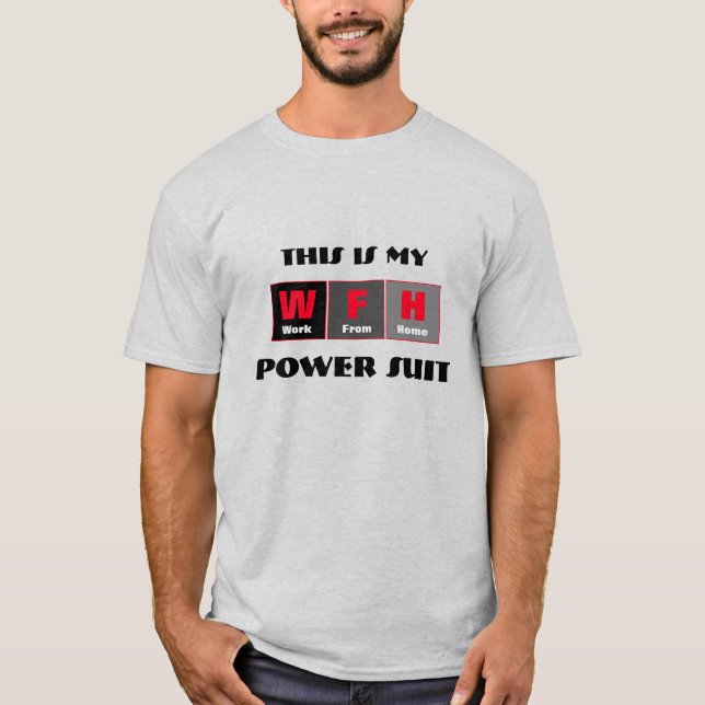 T-shirt Un costume électrique amusant fonctionne de la mai (Devant)