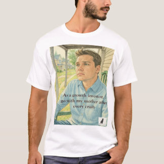 T-shirt Un crash Stock de croissance ? Bienvenue chez mama