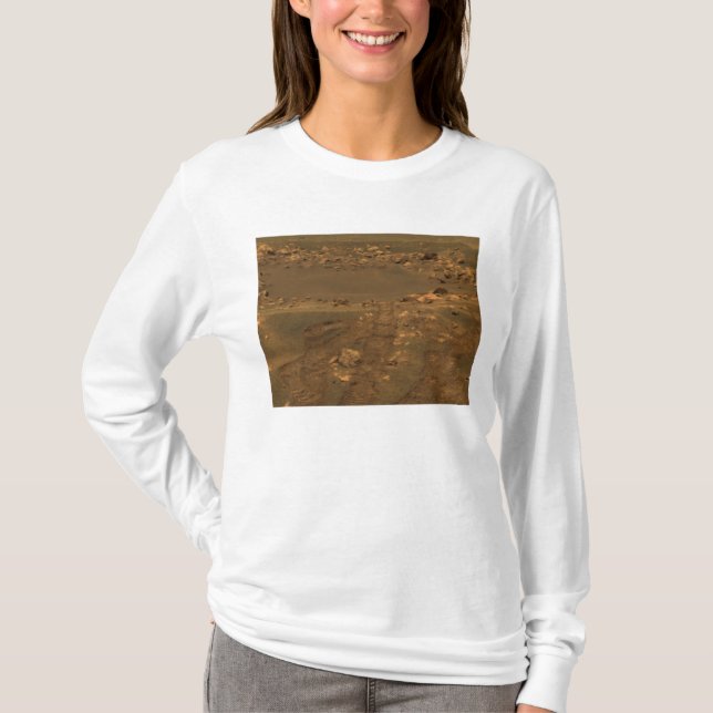 T-shirt Un cratère d'impact dans la région du Méridien Pla (Devant)