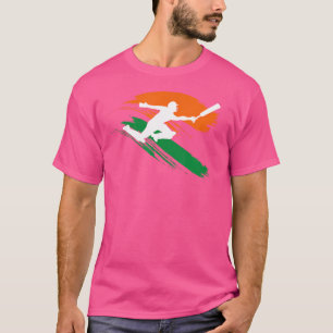 T-shirt Un Cricket Indien Avec Un Homme Pour Et Des Hommes