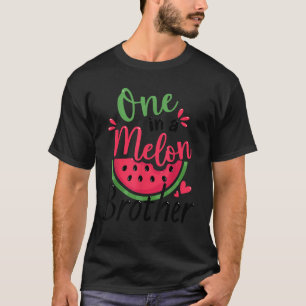 T-shirt Un dans Melon Brother 1er Anniversaire Famille M
