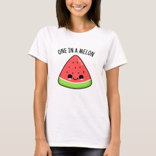 T-shirt Un Dans Un Melon Amusant Pun De Pastèque
