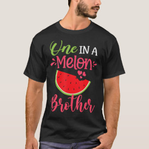 T-shirt Un dans un Melon Brother famille Watermelon Annive