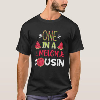 T-shirt Un Dans Un Melon Cousin Watermelon Correspondant A