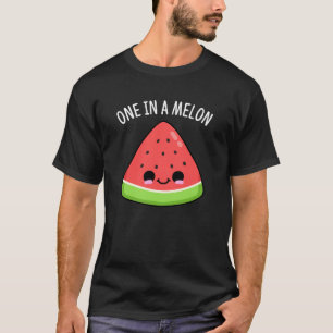 T-shirt Un Dans Un Melon Funny Watermelon Pun Dark BG