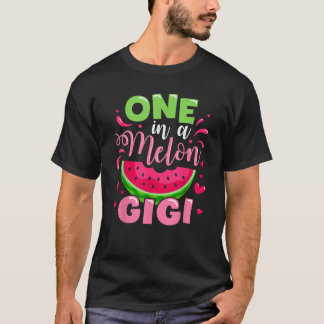 T-shirt Un dans un Melon Gigi Summer Anniversaire Famille