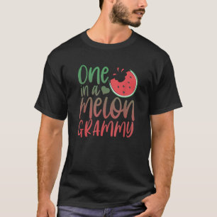 T-shirt Un dans un Melon Grammy Matching Family Watermelon