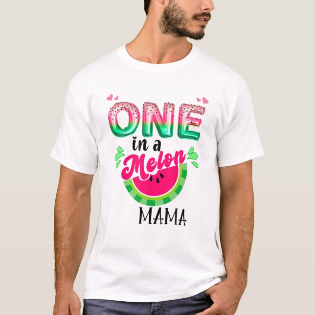 T-shirt Un Dans Un Melon Mère Maîtrise Anniversaire Groupe (Devant)