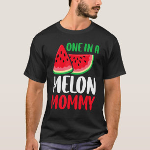 T-shirt Un Dans Un Melon Mommy Watermelon Famille Correspo