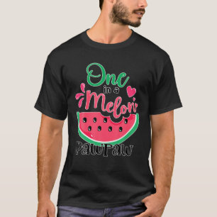 T-shirt Un Dans Un Melon Pawpaw Été Fruit Famille Watermel