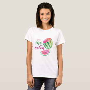 T-shirt Un dans un Melon Tropical Watermelon Rose