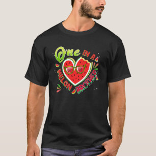 T-shirt Un Dans Une Famille De Frères Melon Qui Correspond