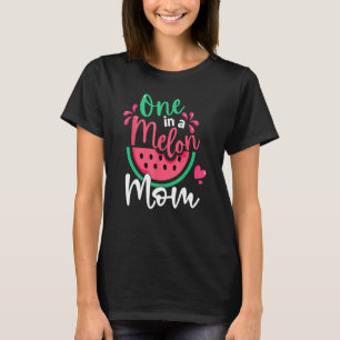 T-shirt Un Dans Une Mère Melon Anniversaire Correspondant