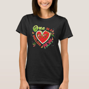 T-shirt Un Dans Une Mère Melon Anniversaire Famille Matchi