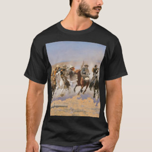 T-shirt Un Dash Pour Le Bois Par Frederick Remington