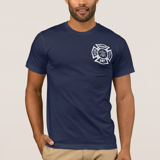 T-shirt Un département EMT du feu (Devant)