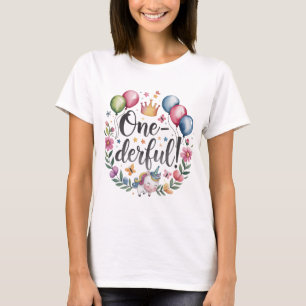 T-shirt Un derful Watercolor Unicorn Anniversaire