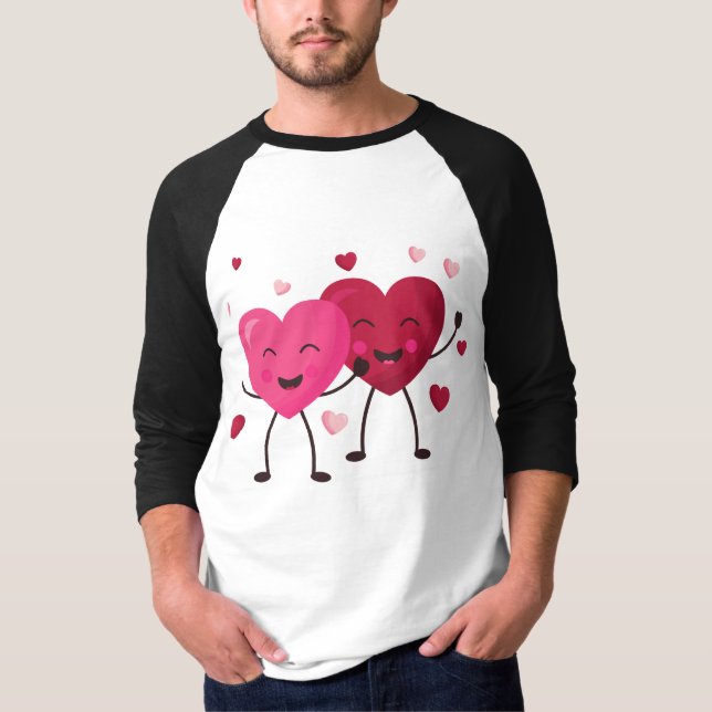 T-shirt Un design graphique pour célébrer la joie ❤️ (Devant)