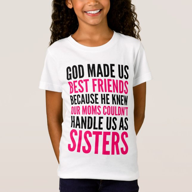 T-Shirt UN DIEU A FAIT DES MEILLEURS AMIS DES USA PARCE (Devant)