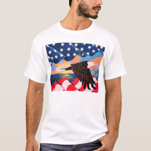T-SHIRT UN DIEU BÉNISSENT L'AMÉRIQUE