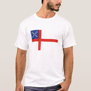 T-shirt un dieu épiscopal de croix de religion d'église de