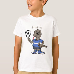T-shirt Un dragon de Komodo amusant qui joue au dessin ani