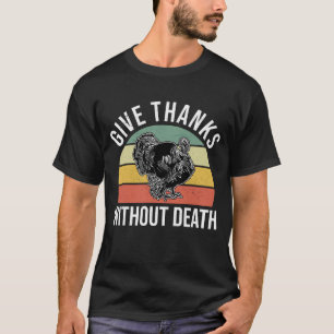 T-shirt Un droit des animaux à la dinde pour l'action de g