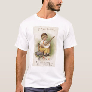 T-shirt Un EasterBoy heureux avec la guitare de Shell