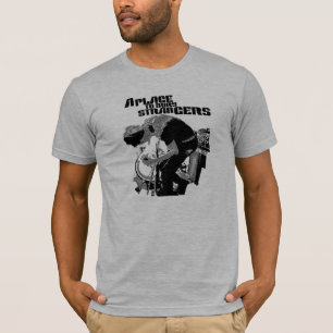 T-shirt Un endroit pour enterrer des étrangers noircissen