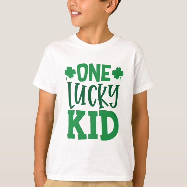T-shirt Un Enfant Chanceux (Devant)