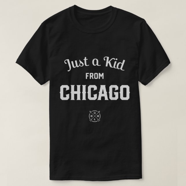 T-shirt Un enfant de CHICAGO, Illinois IL (Design devant)