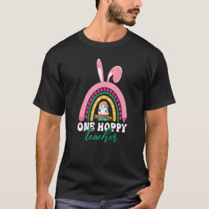 T-shirt Un enseignant chanceux heureux Jour de Pâques Arc 