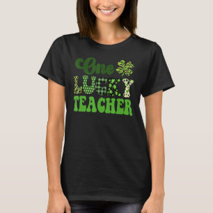 T-shirt Un enseignant chanceux Vintage Super St. Patrick's