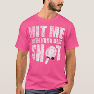 T-shirt Un Entraîneur De Tennis De Table M'A Atteint Avec 