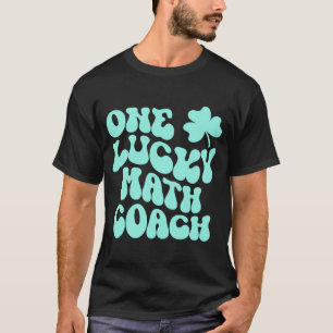T-shirt Un entraîneur en mathématiques chanceux Groo ensei