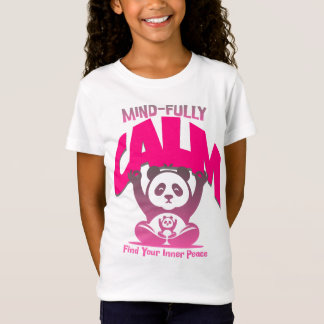 T-Shirt Un esprit calme, plein coeur, comme un panda paisi