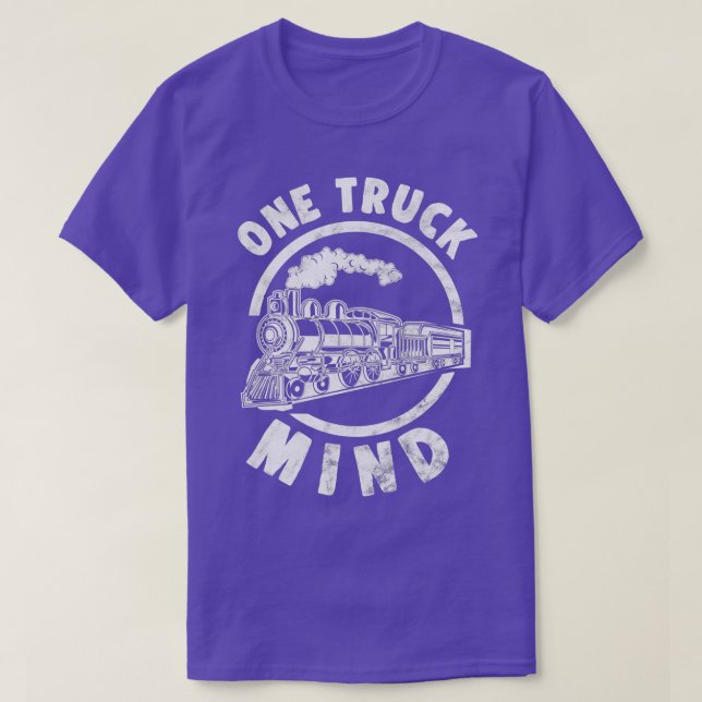 T-shirt Un esprit de voie Locomotive train mécanicien cade (Design devant)