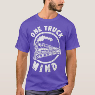 T-shirt Un esprit de voie Locomotive train mécanicien cade
