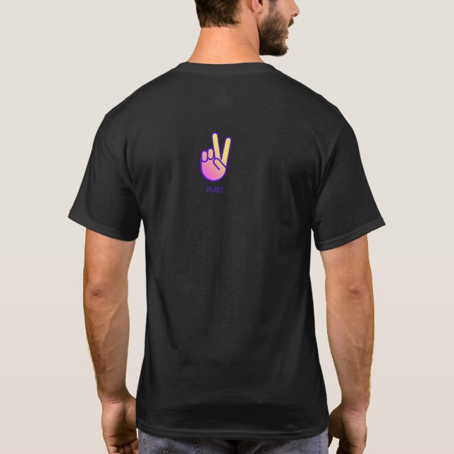 T-shirt Un état de tranquillité et d'absence de violence (Dos)