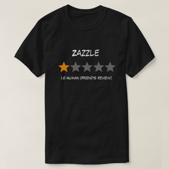 T-shirt Un examen de l'ami d'étoile (Design devant)